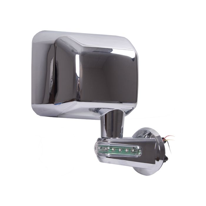 MIRROR W/TURN SIGNAL RH JK CHROM