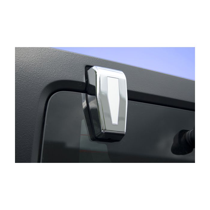 LIFT GATE HINGE COVERS CHROME JK