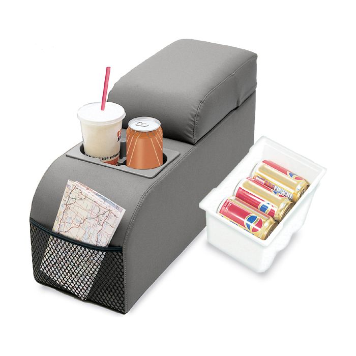 LOCKING CONSOLE GRAY 76-95 CJ/YJ