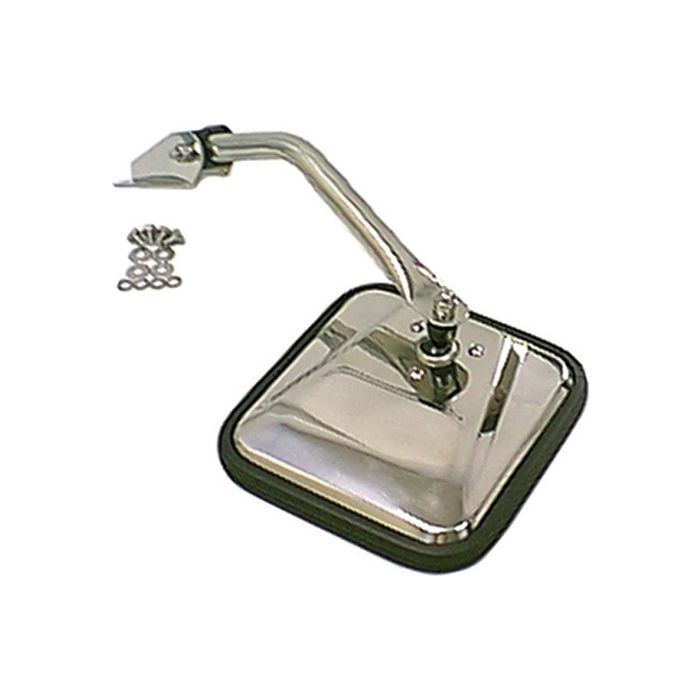 MIRROR/ARM ONLY LH CHROME 58-86 CJ
