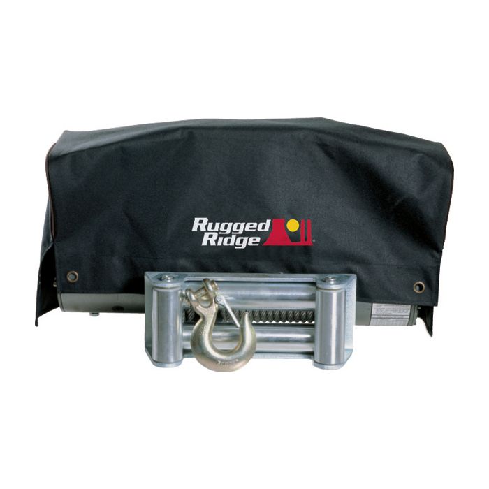 Rugged Ridge 15102.02 Winch Cover in Black for Rugged Ridge 8,500Lbs. & 10,500Lbs. Winch