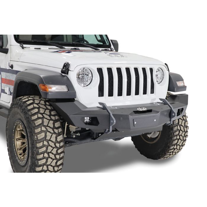 LoD Offroad  Black Ops Winch Front Bumper for 07-24 Jeep Wrangler JK, JL & Gladiator JT
