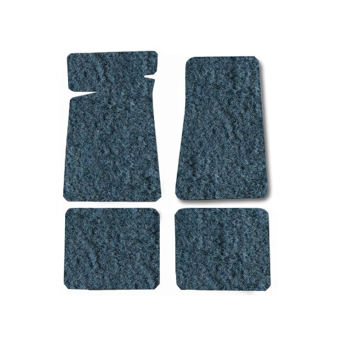 CARPET FLOOR MAT 4PC 76-86 CJ7 OCEAN BL