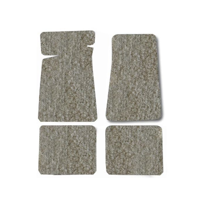 CARPET FLOOR MAT 4PC 76-86 CJ7 BISCUIT