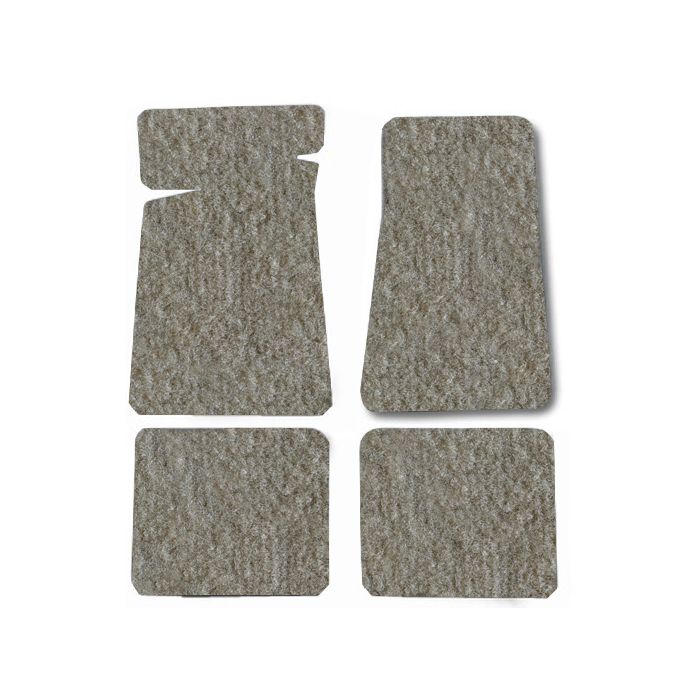 CARPET FLOOR MAT 4PC 76-86 CJ7 CARAMEL