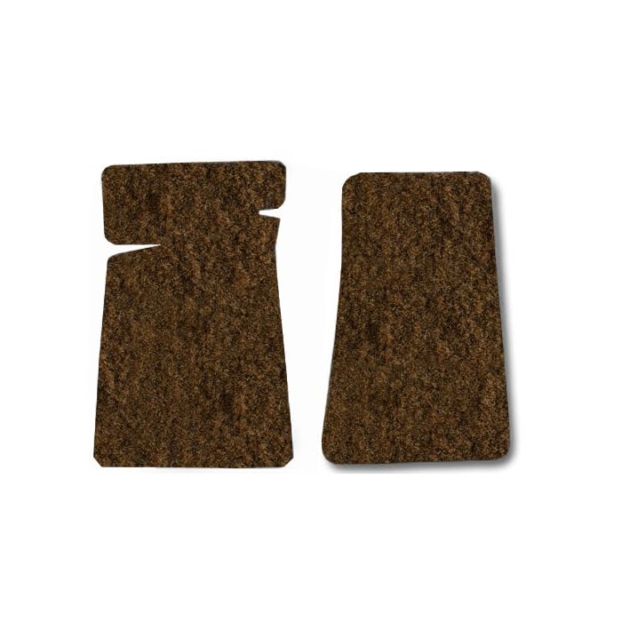 CARPET FLOOR MAT 2PC 76-86 CJ7 SADDLE