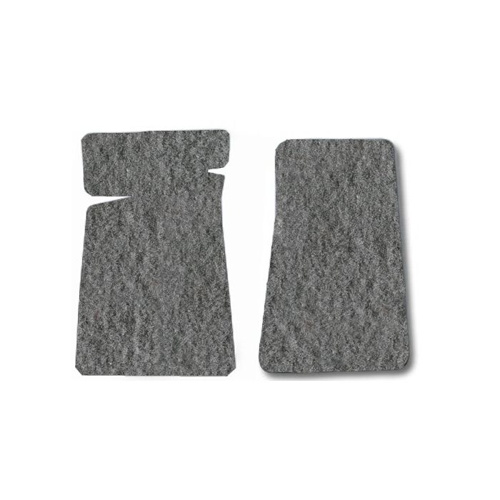 CARPET FLOOR MAT 2PC 87-95 YJ MED GRAY