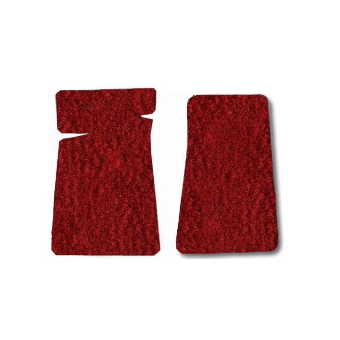 CARPET FLOOR MAT 2PC 87-95 YJ FLM RED