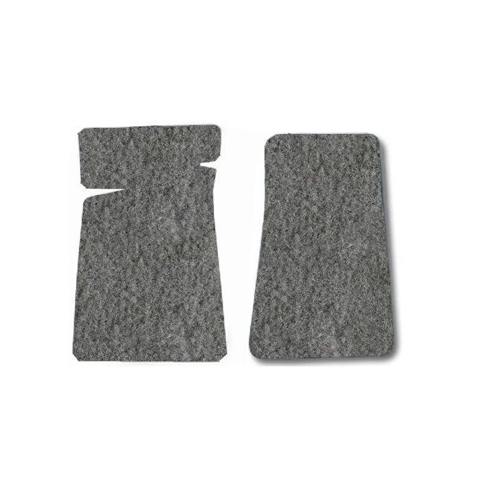CARPET FLOOR MAT 2PC 87-95 YJ GRAY