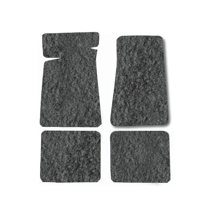 CARPET FLOOR MAT 4PC 87-95 YJ DOVE GRAY