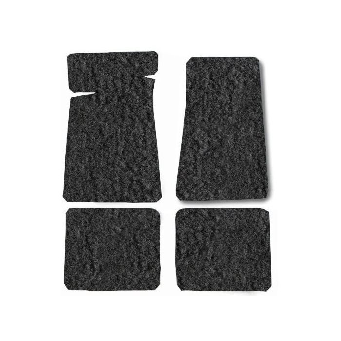 CARPET FLOOR MAT 4PC 97-06 TJ DRK SLATE