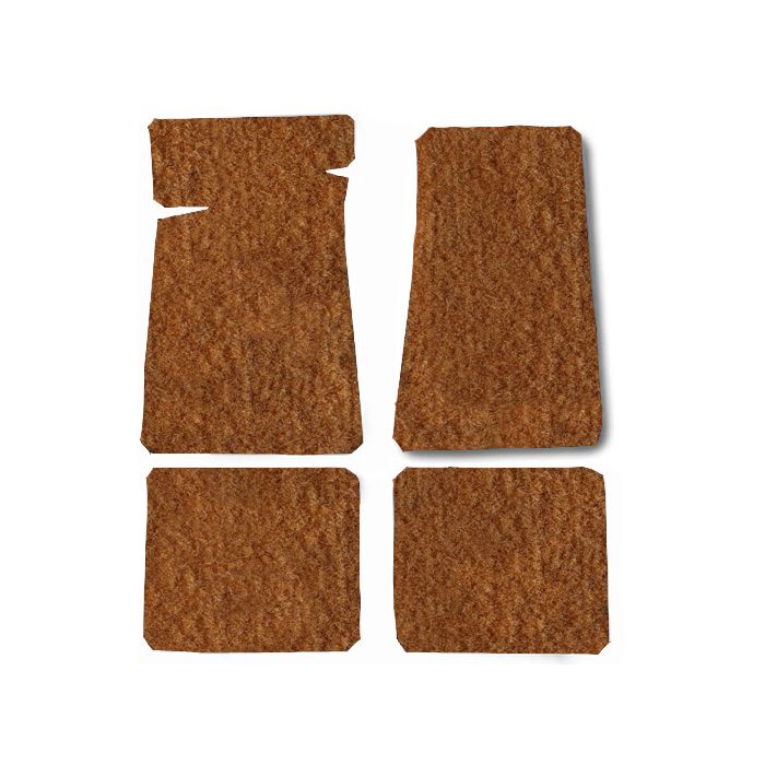 CARPET FLOOR MAT 4PC 84-96 XJ MAND ORNG