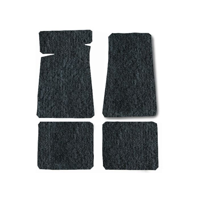 CARPET FLOOR MAT 4PC 84-96 XJ FED BLUE