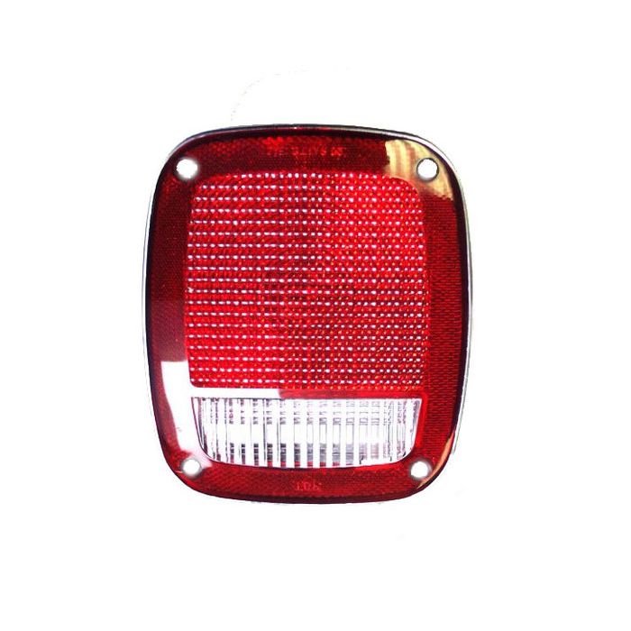 OMIX 12404.01 Tail Light Lens for 76-06 Jeep CJ Series, Wrangler YJ, TJ & Unlimited