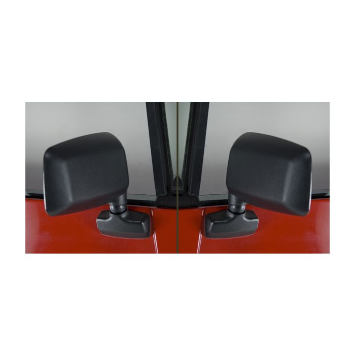 Crown Automotive 55027207K Mirror Kit for 87-93 Jeep Wrangler YJ with Full Steel Doors