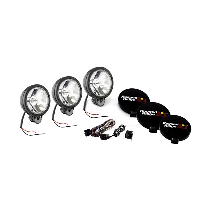 RR OFFROAD LIGHT 3PC 6IN BLACK 100W