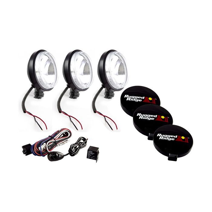 RR OFFROAD SLIMLIGHT 3PC 6IN BLACK 100W