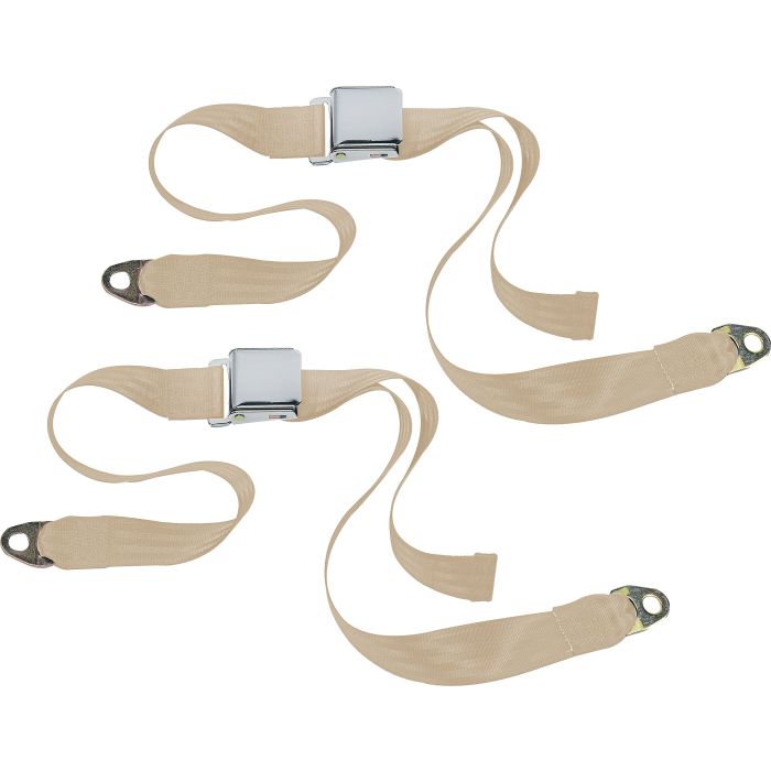CHROME 2PT LATCH BELTS-CJ-TAN