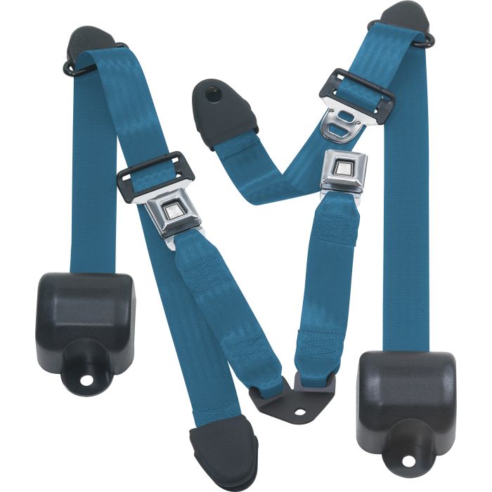 RR 3PT LAP BELTS 92-95 YJ-ELECTRIC BLUE