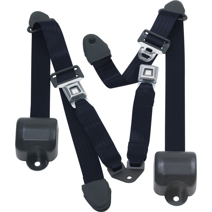 RR 3PT LAP BELTS 92-95 YJ-DARK BLUE