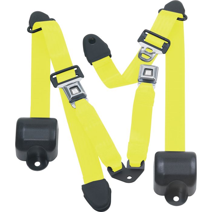 RR 3PT LAP BELTS 92-95 YJ-YELLOW