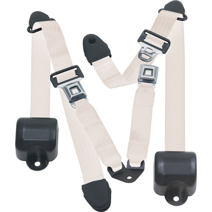 RR 3PT LAP BELTS 92-95 YJ-IVORY