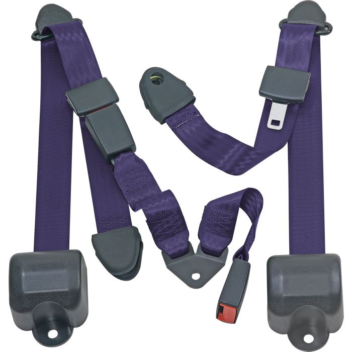 RR 3PT LAP BELTS 97-06 TJ-PURPLE