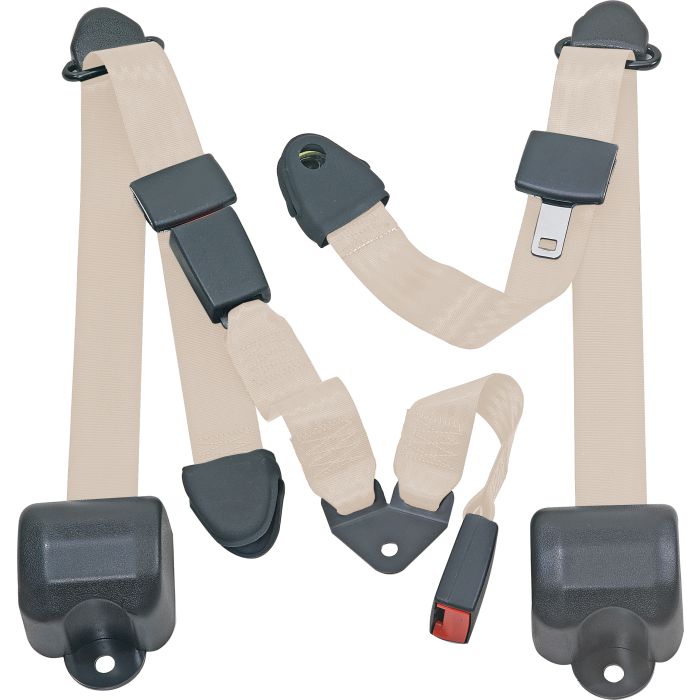 RR 3PT LAP BELTS 97-06 TJ-DESERT TAN