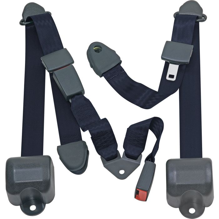 RR 3PT LAP BELTS 97-06 TJ-DARK BLUE