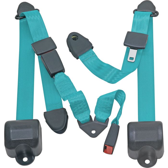 RR 3PT LAP BELTS 97-06 TJ-TURQUOISE