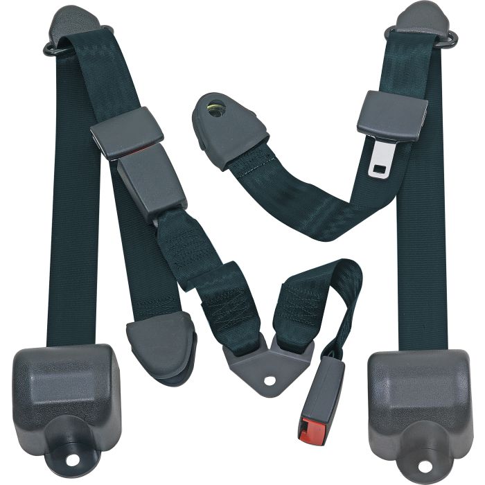 RR 3PT LAP BELTS 97-06 TJ-DARK GREEN