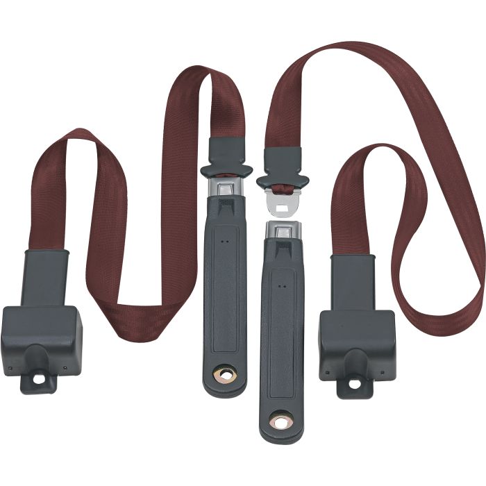 FR 2PT LAP BELTS 76-81 CJ-MAROON
