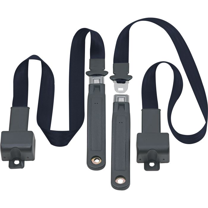 FR 2PT LAP BELTS 76-81 CJ-DARK BLUE