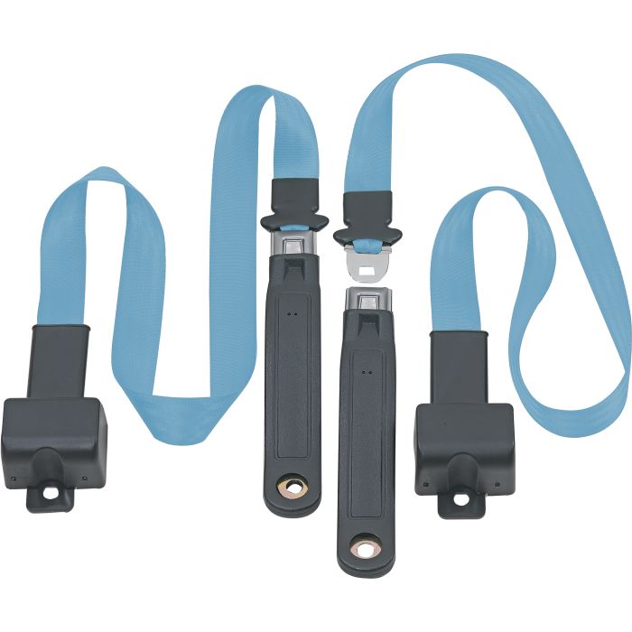 FR 2PT LAP BELTS 76-81 CJ-POWDER BLUE