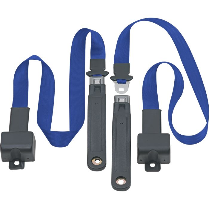 FR 2PT LAP BELTS 76-81 CJ-COBALT BLUE