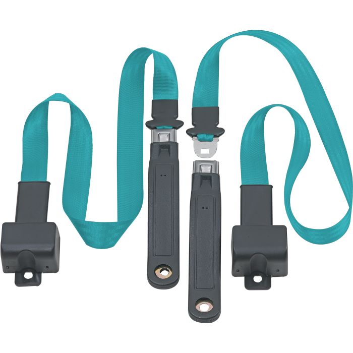 FR 2PT LAP BELTS 76-81 CJ-TURQUOISE