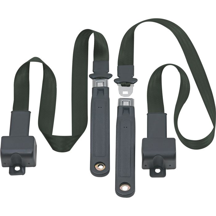 FR 2PT LAP BELTS 76-81 CJ-MILITARYGREEN