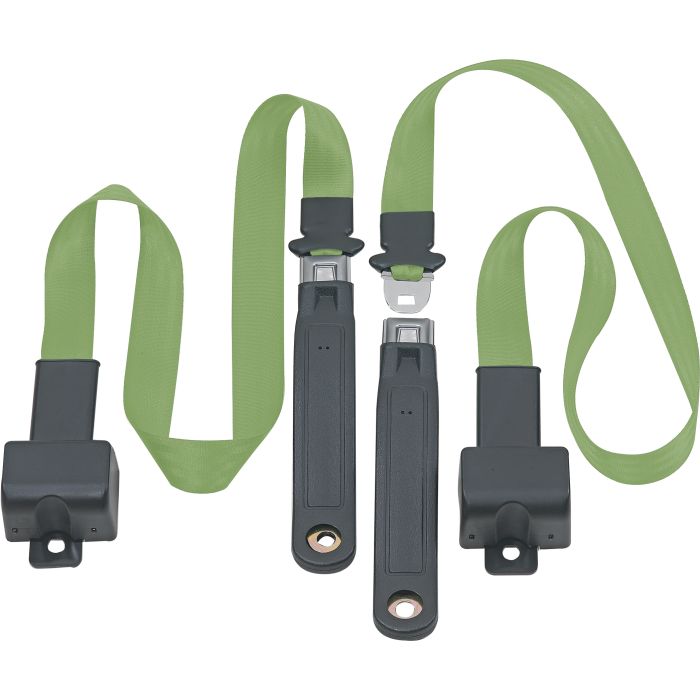 FR 2PT LAP BELTS 76-81 CJ-LIME GREEN