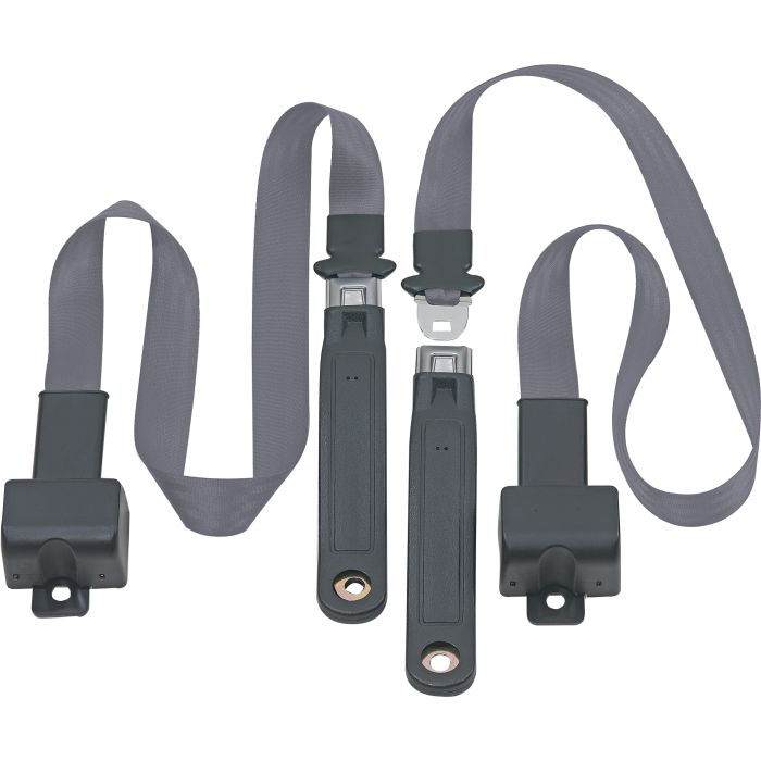 FR 2PT LAP BELTS 76-81 CJ-CHARCOAL