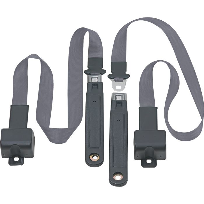 FR 2PT LAP BELTS 76-81 CJ-CHARCOAL