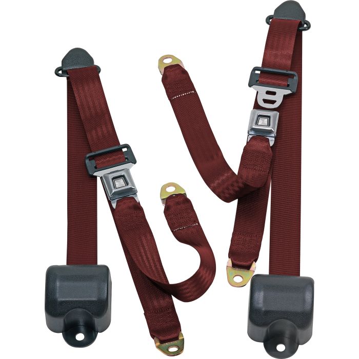 FR 3PT BELTS 82-91 CJ&YJ-RED WINE
