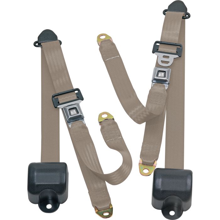 FR 3PT BELTS 82-91 CJ&YJ-MED BEIGE