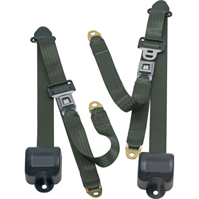 FR 3PT BELTS 82-91 CJ&YJ-MILITARYGREEN