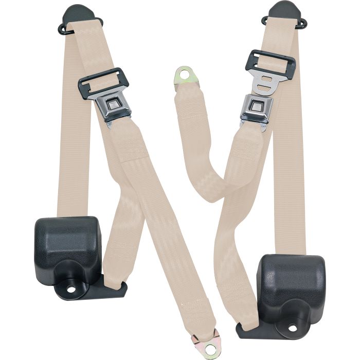 FR 3PT BELTS 92-95 YJ-DESERT TAN