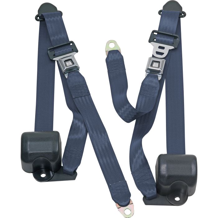 FR 3PT BELTS 92-95 YJ-BLUE