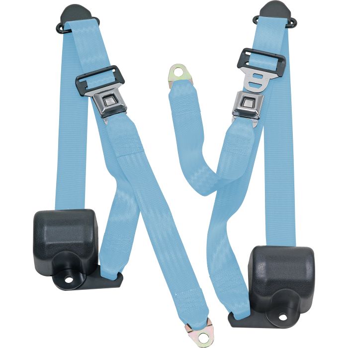 FR 3PT BELTS 92-95 YJ-POWDER BLUE