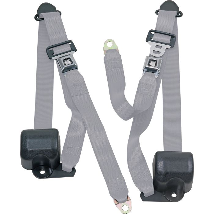 FR 3PT BELTS 92-95 YJ-GRAY