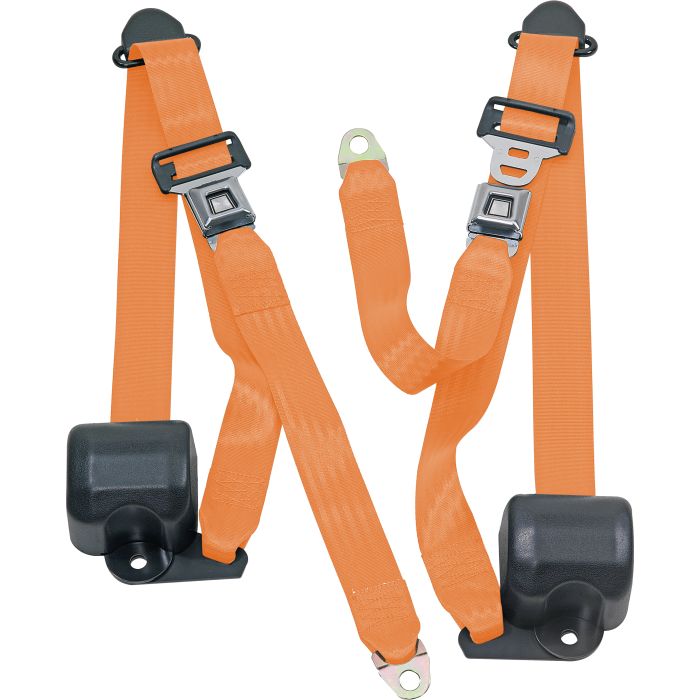 FR 3PT BELTS 92-95 YJ-ORANGE