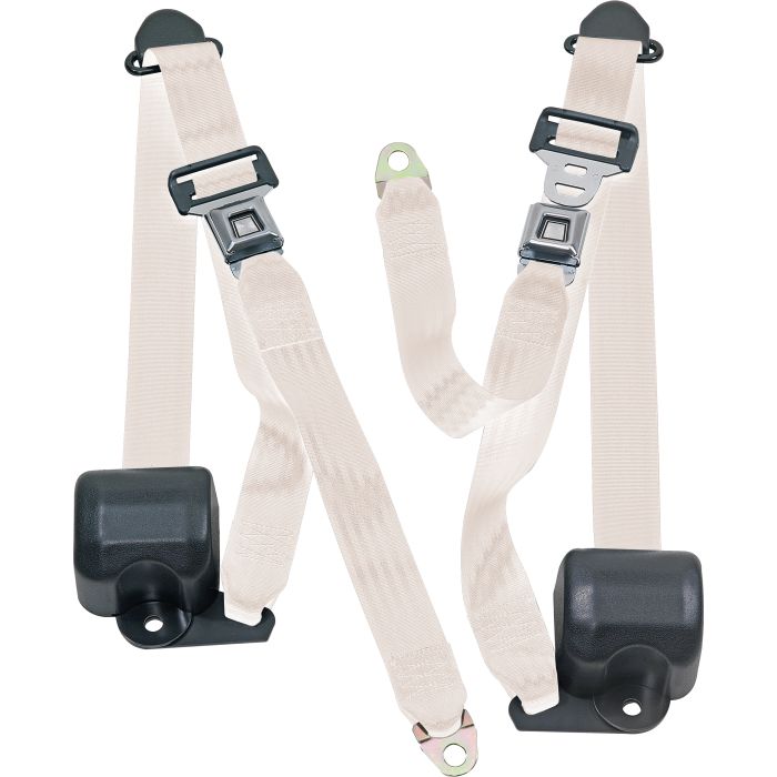 FR 3PT BELTS 92-95 YJ-IVORY