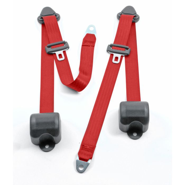 FR 3PT BELTS 97-06 TJ-RED